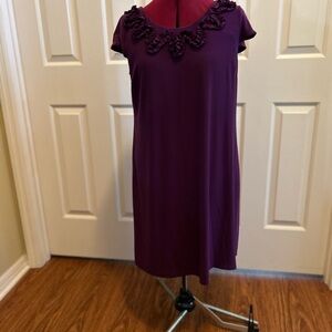 Studio Deep Purple Ruffle Dress